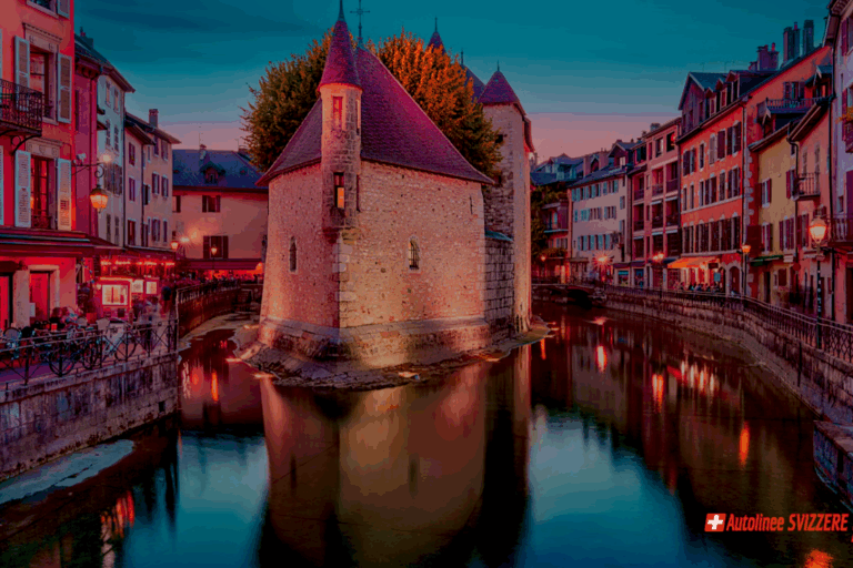 Annecy, la “Venezia delle Alpi” Un viaggio tra storia, acqua e meraviglia • Autolinee Svizzere Private SA