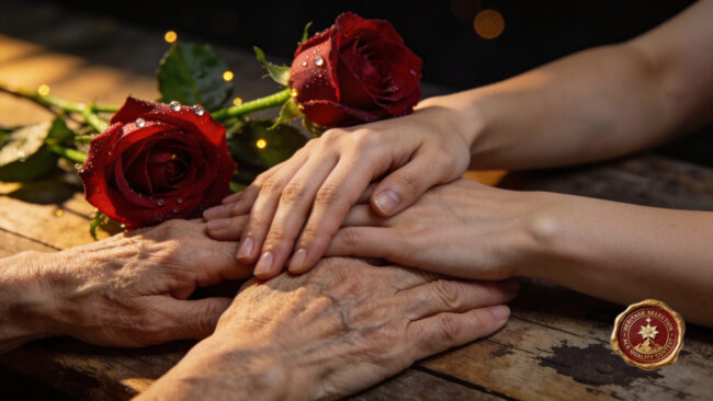 Storia della donna nella civiltà - mani di Donna con rose - 8 marzo