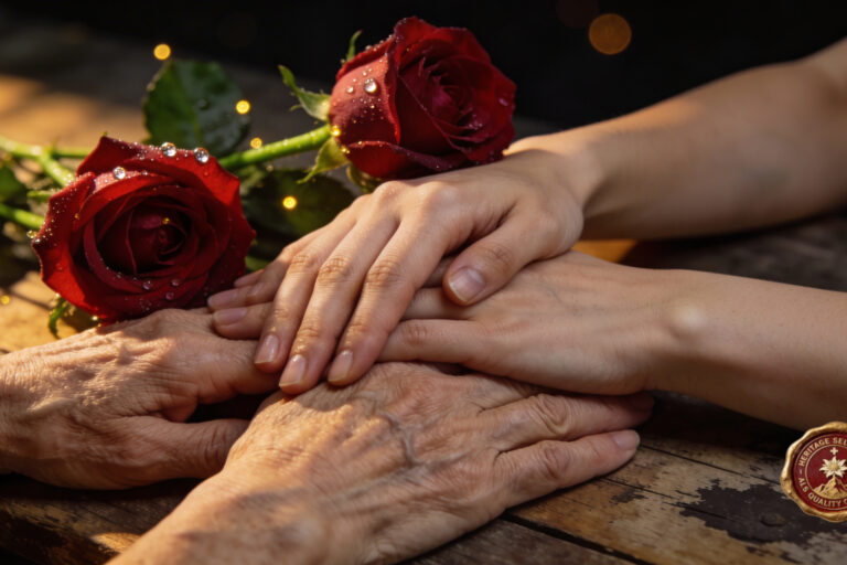 Storia della donna nella civiltà - mani di Donna con rose - 8 marzo