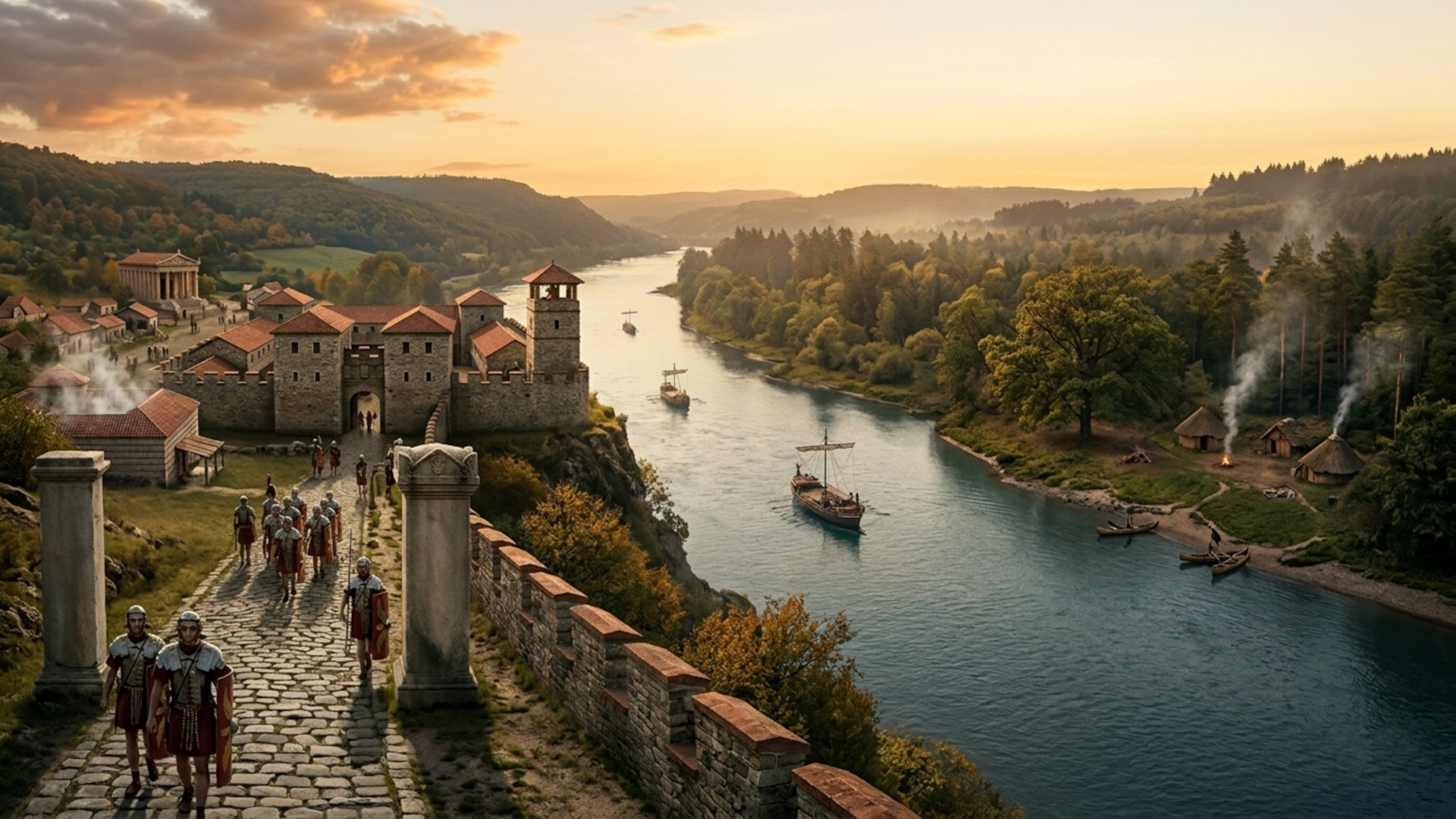 La Frontiera tra Due Mondi - il Limes Romano