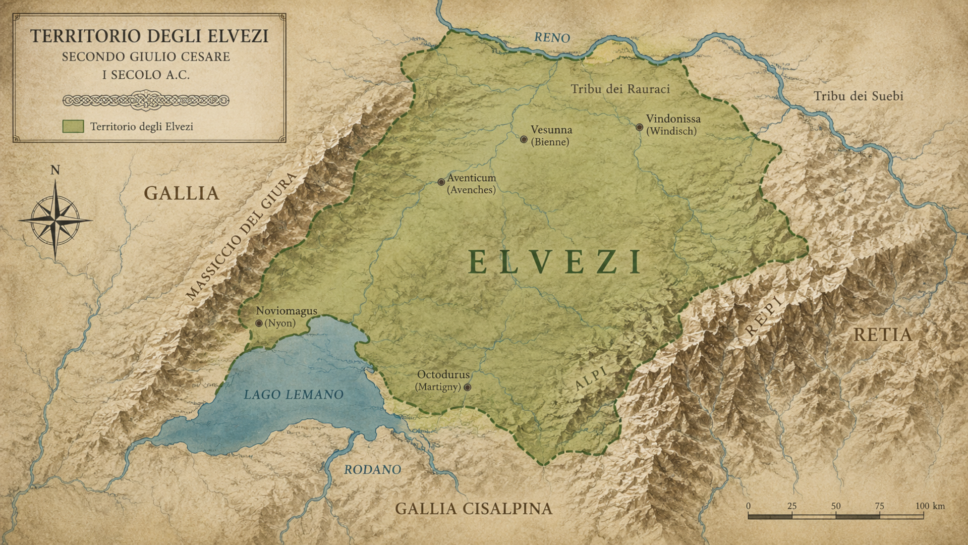 Territorio degli Elvezi Territorio degli Elvezi